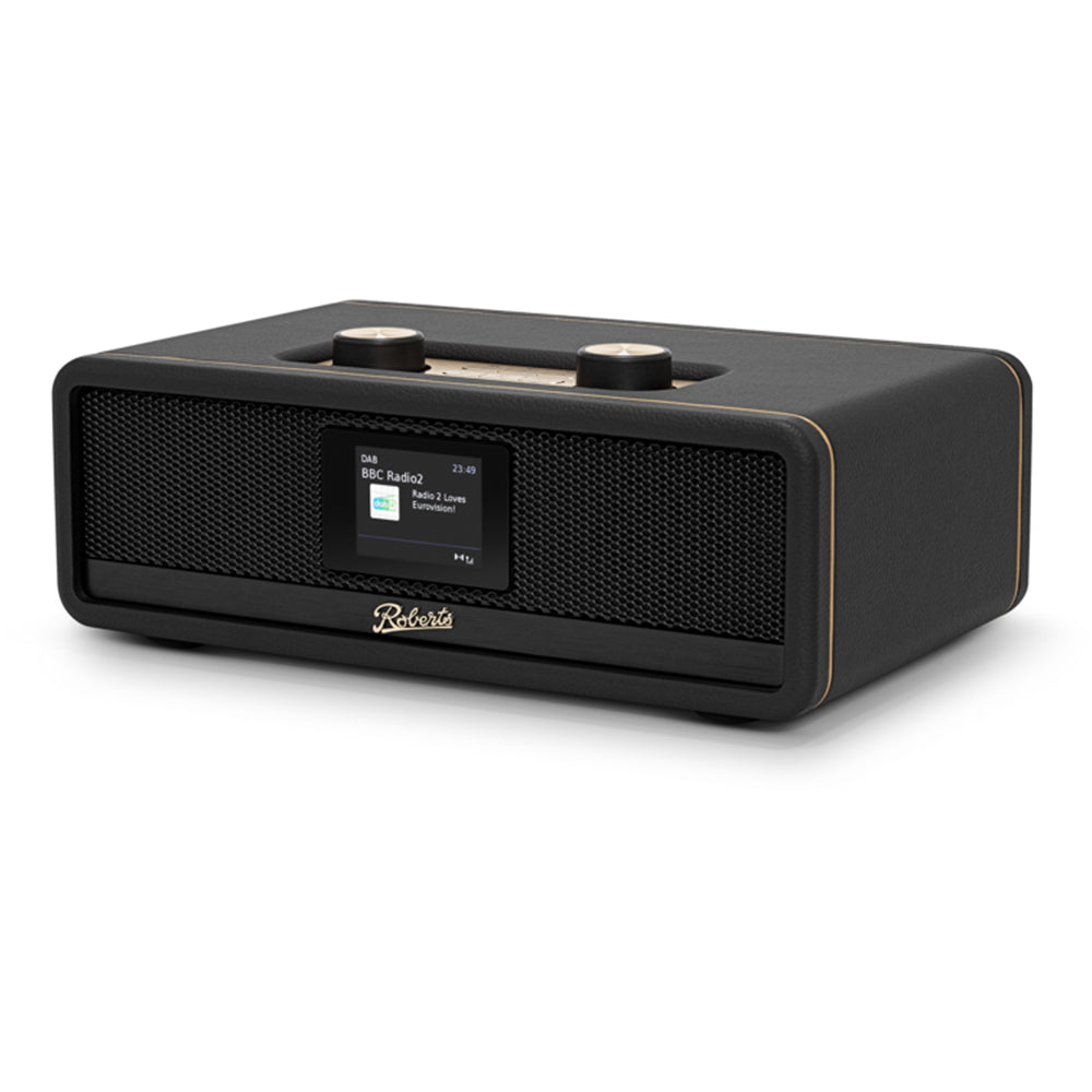 Roberts Revere 100 Sound System DAB+/FM Bluetooth Stereo Music System Black