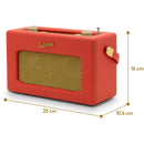 Roberts Revival iStream 3L DAB+ FM Bluetooth Internet Smart Radio works with Amazon in Classic Red Red