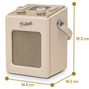 Roberts Revival Mini 2 Portable Bluetooth DAB+ DAB FM Radio - Pastel Cream Pastel Cream