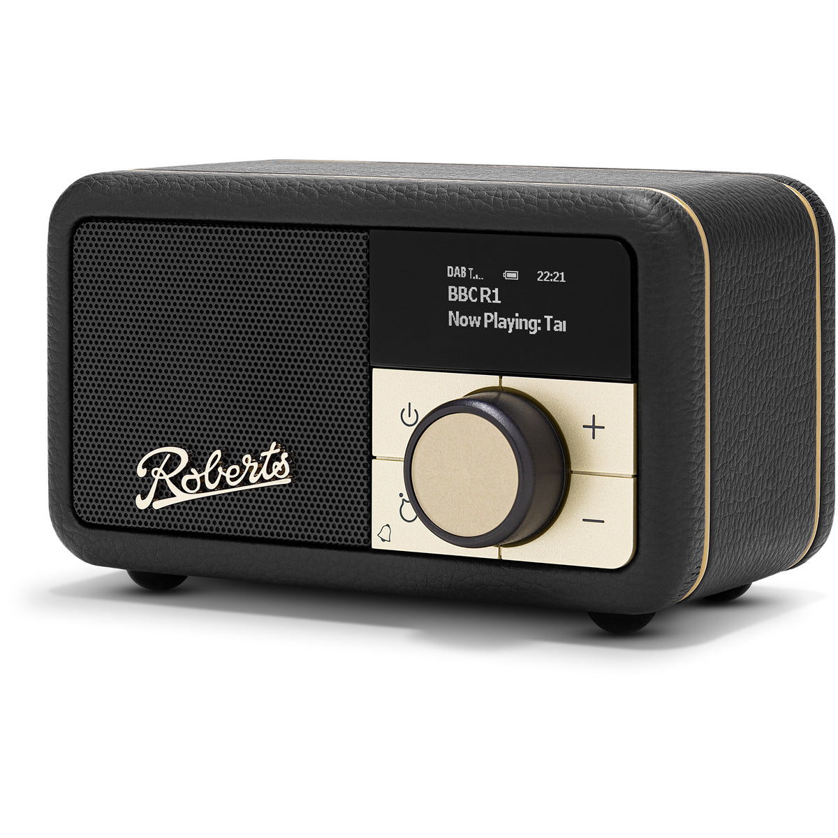 Roberts Revival Petite 2 DAB DAB+ Bluetooth Rechargeable Digital Radio Black Black