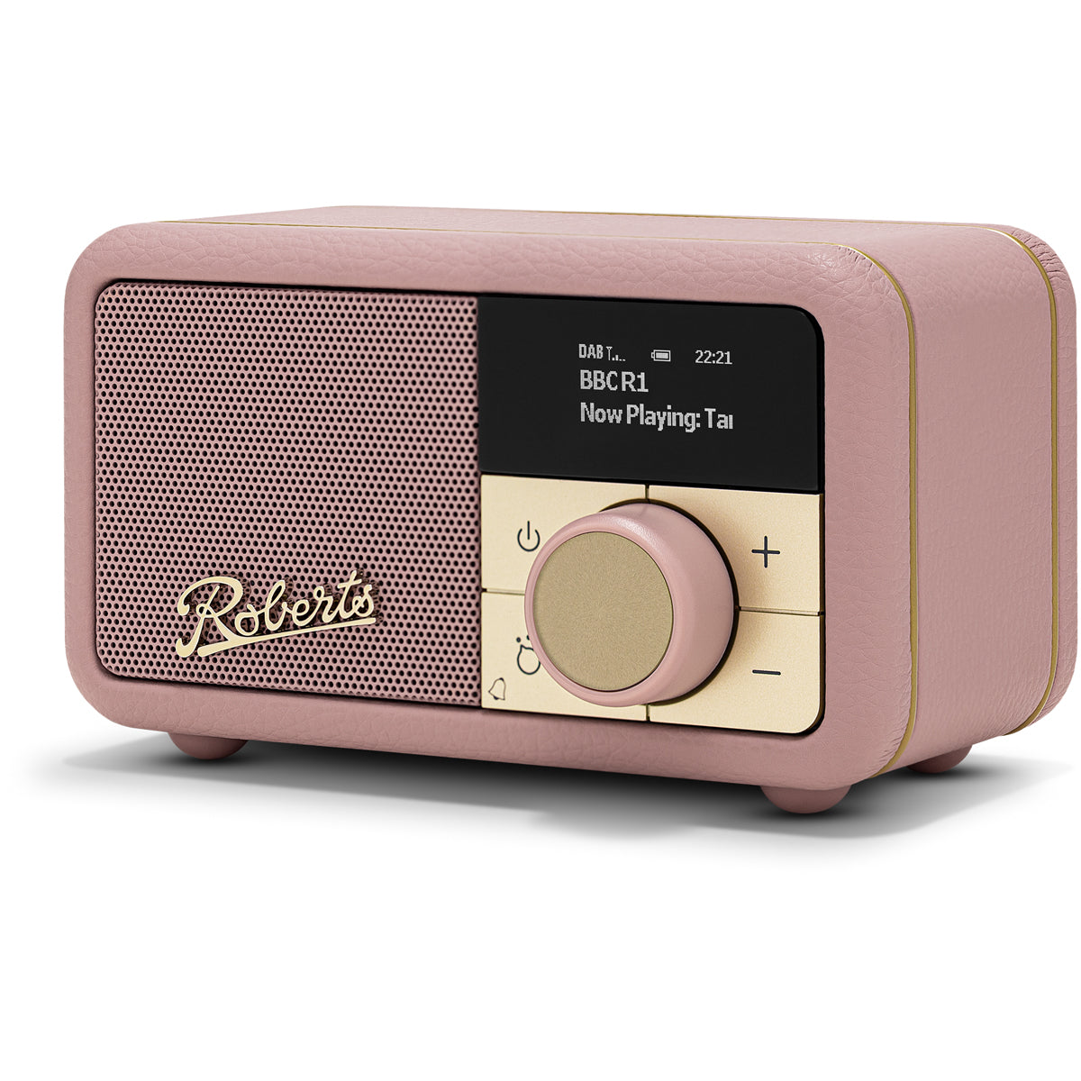 Roberts Revival Petite 2 DAB DAB+ Bluetooth Rechargeable Digital Radio Dusky Pink Open Box Clearance