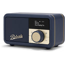 Roberts Revival Petite 2 DAB DAB+ Bluetooth Rechargeable Digital Radio Midnight Blue Midnight Blue