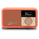 Roberts Revival Petite 2 DAB DAB+ Bluetooth Rechargeable Digital Radio Pop Orange Pop Orange