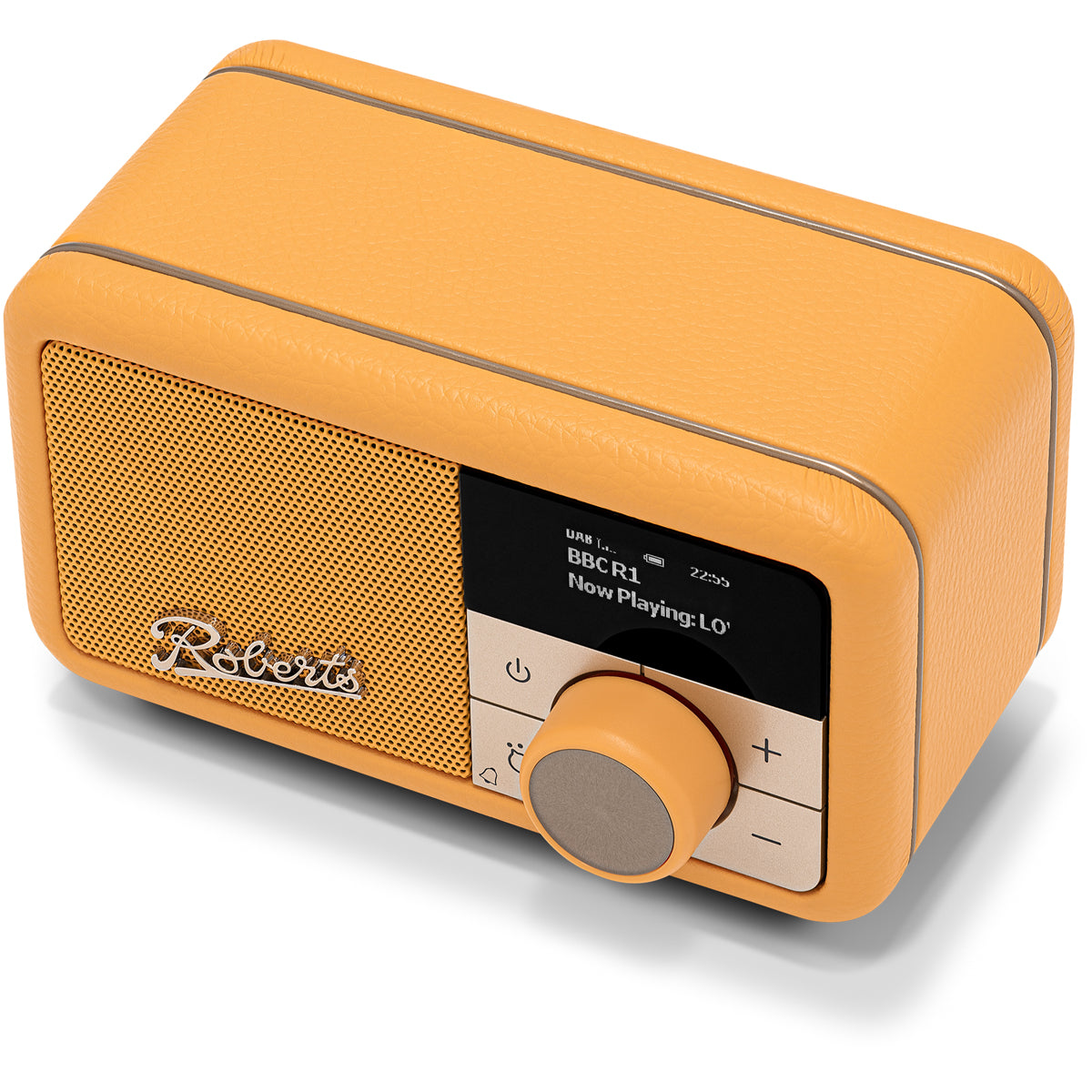 Roberts Revival Petite 2 DAB DAB+ Bluetooth Rechargeable Digital Radio Sunburst Yellow Open Box Clearance