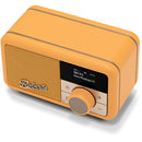 Roberts Revival Petite 2 DAB DAB+ Bluetooth Rechargeable Digital Radio Sunburst Yellow Sunburst Yellow