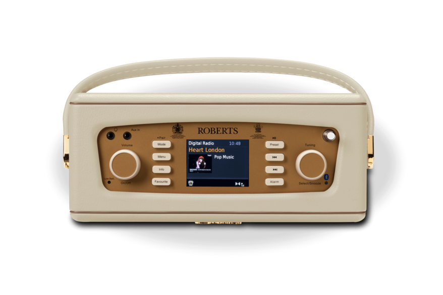 Roberts Revival RD70 Dab+ Dab FM Radio with Bluetooth in Pastel Cream Open Box Clearance