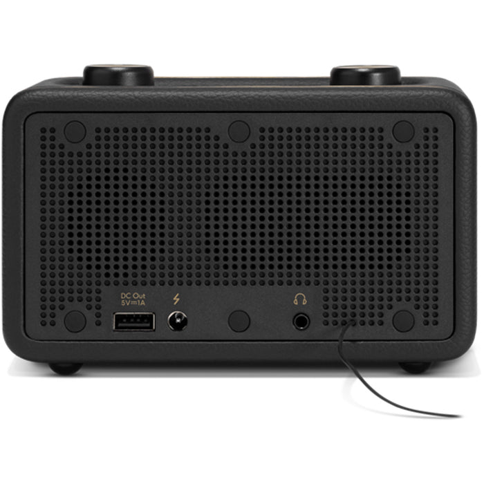 Roberts Revival Rest DAB DAB+ FM Bluetooth Bedside Clock Radio Black Black