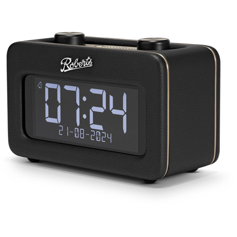 Roberts Revival Rest DAB DAB+ FM Bluetooth Bedside Clock Radio Black Open Box Clearance