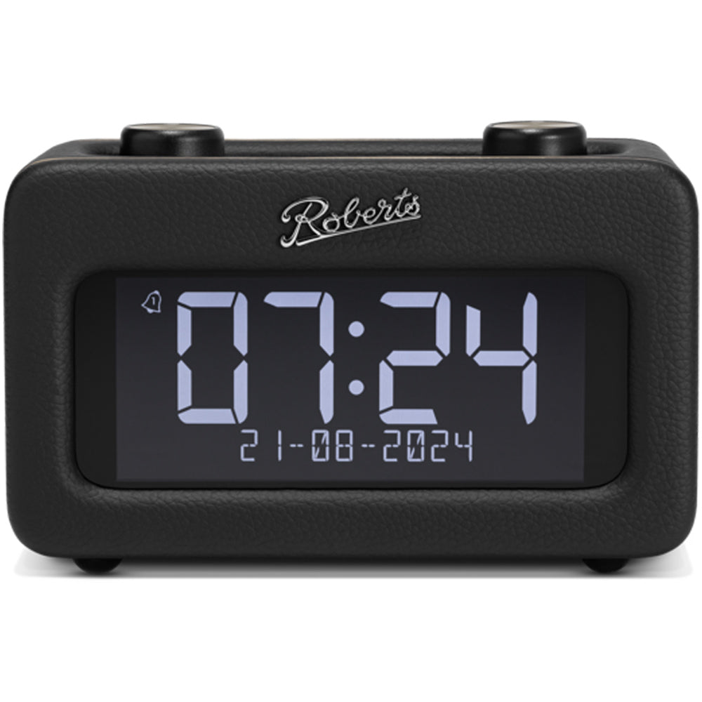 Roberts Revival Rest DAB DAB+ FM Bluetooth Bedside Clock Radio Black Open Box Clearance