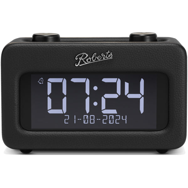 Roberts Revival Rest DAB DAB+ FM Bluetooth Bedside Clock Radio Black Open Box Clearance