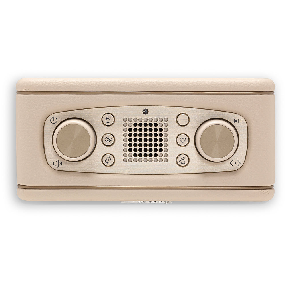 Roberts Revival Rest DAB DAB+ FM Bluetooth Bedside Clock Radio Pastel Cream Pastel Cream