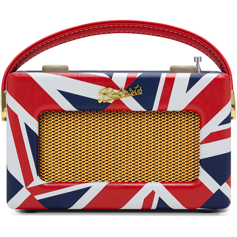 Roberts Revival Uno BT DAB DAB+ FM Radio with 2 Alarms and line out in Union Jack Bluetooth Limited Edition Open Box Clearance