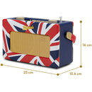 Roberts Revival Uno BT DAB DAB+ FM Radio with 2 Alarms in Union Jack Bluetooth LIMITED EDITION Union Jack