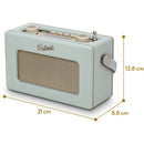 Roberts Revival Uno Solar DAB/DAB+/FM Bluetooth Solar Powered Portable Digital Radio Duck Egg Blue Duck Egg Blue