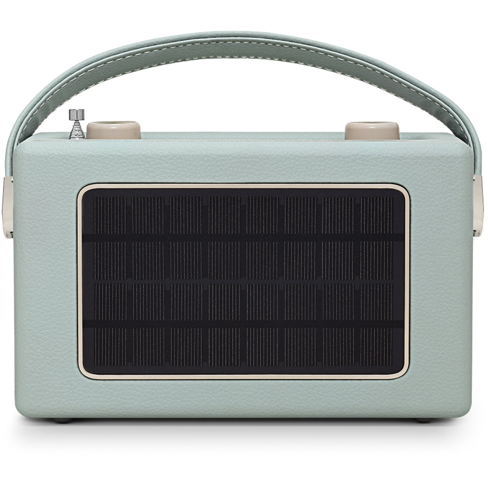 Roberts Revival Uno Solar DAB/DAB+/FM Bluetooth Solar Powered Portable Digital Radio Duck Egg Blue Duck Egg Blue