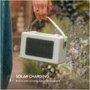 Roberts Revival Uno Solar DAB/DAB+/FM Bluetooth Solar Powered Portable Digital Radio Duck Egg Blue Duck Egg Blue