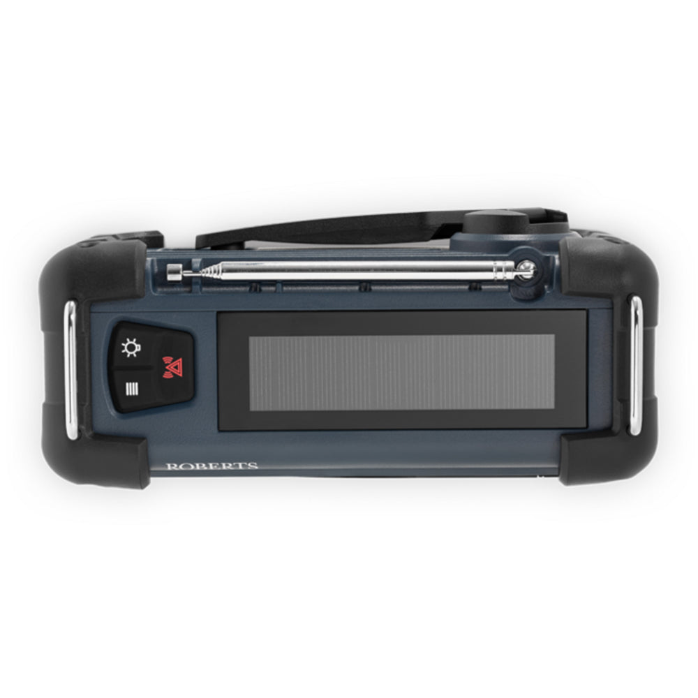 Roberts SolarDAB 99 DAB+/FM Bluetooth Solar and Dynamo Powered Digital Radio Blue
