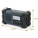 Roberts SolarDAB 99 DAB+/FM Bluetooth Solar and Dynamo Powered Digital Radio Blue