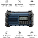 Roberts SolarDAB 99 DAB+/FM Bluetooth Solar and Dynamo Powered Digital Radio Blue