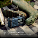 Roberts SolarDAB 99 DAB+/FM Bluetooth Solar and Dynamo Powered Digital Radio Blue