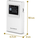 Roberts SportsDAB 55 DAB+/FM Personal Pocket-sized Digital Radio with Colour Display White