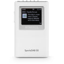 Roberts SportsDAB 55 DAB+/FM Personal Pocket-sized Digital Radio with Colour Display White