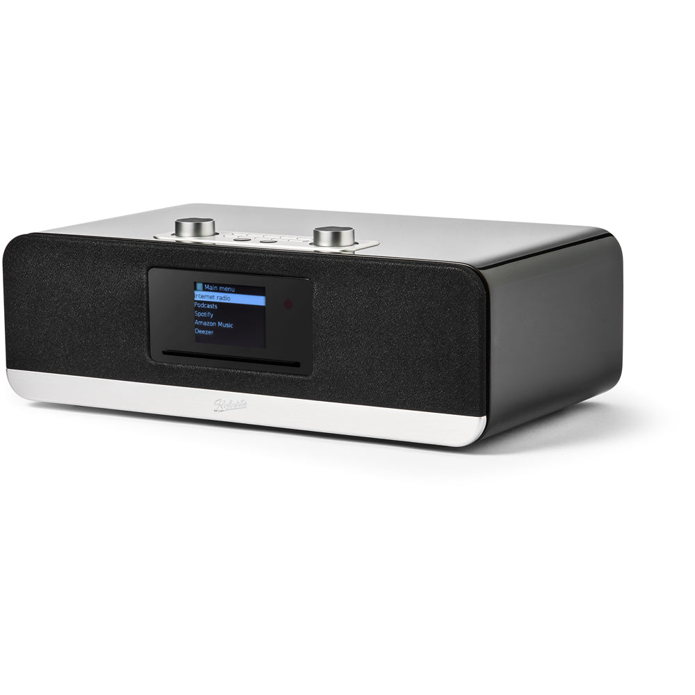 Roberts Stream 67L Bluetooth Sound System with CD Player and Internet DAB+ Radio - Black