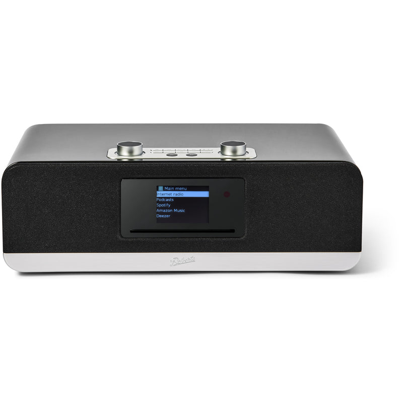 Roberts Stream 67L Bluetooth Sound System with CD Player and Internet DAB+ Radio - Black Open Box Clearance