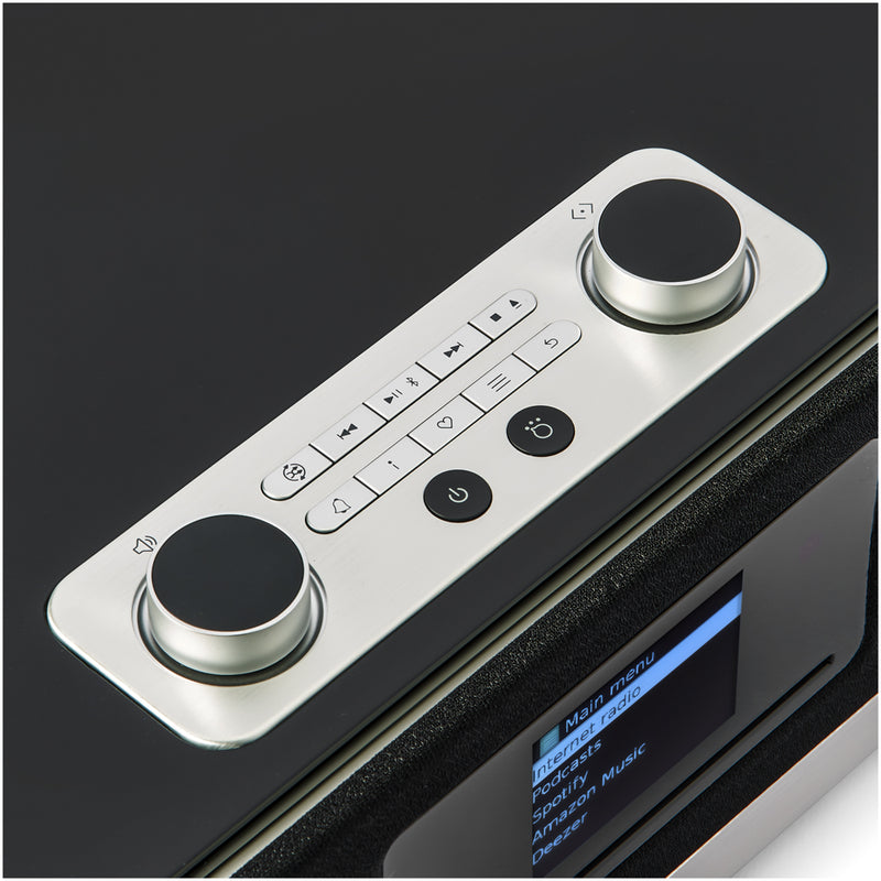 Roberts Stream 67L Bluetooth Sound System with CD Player and Internet DAB+ Radio - Black Open Box Clearance