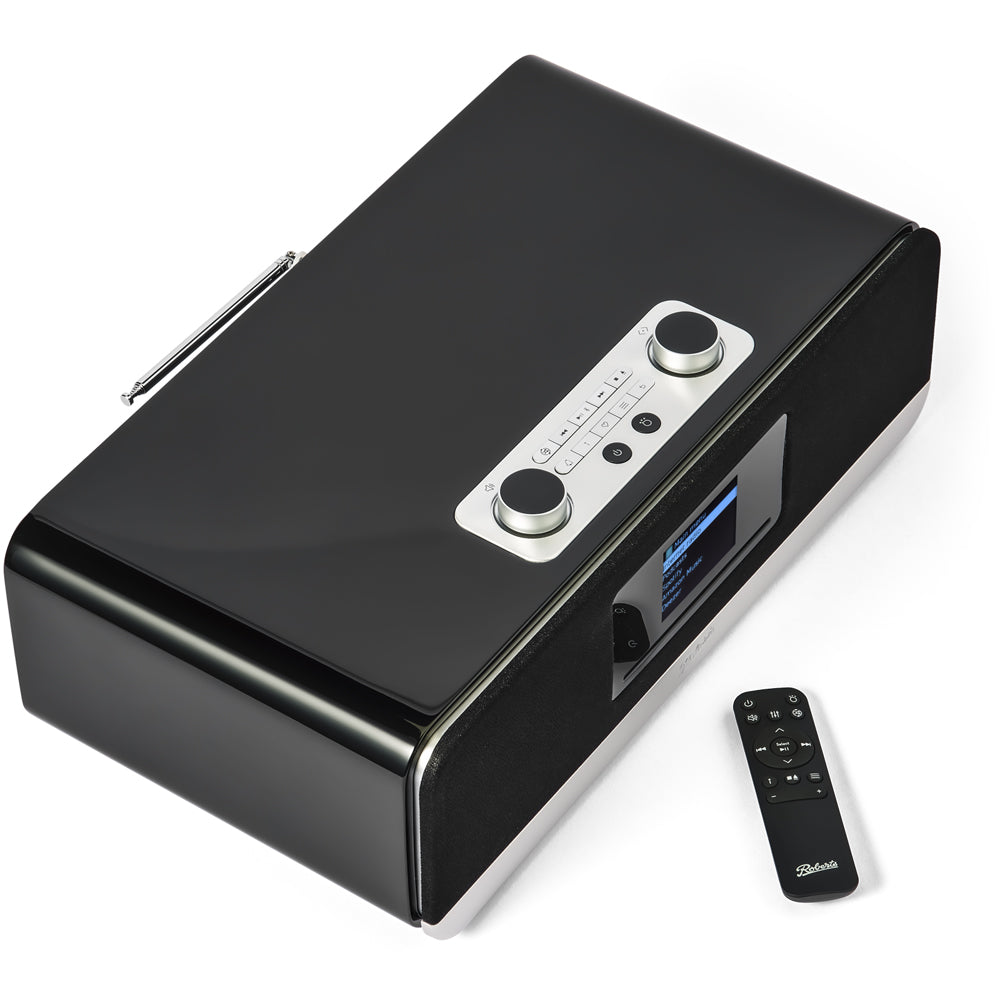 Roberts Stream 67L Bluetooth Sound System with CD Player and Internet DAB+ Radio - Black Open Box Clearance