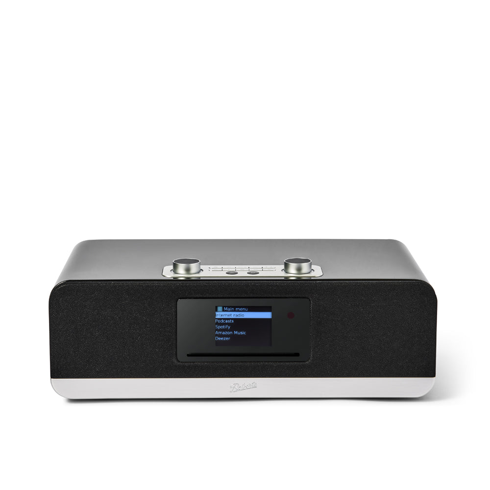 Roberts Stream 67L Bluetooth Sound System with CD Player and Internet DAB+ Radio - Black Open Box Clearance