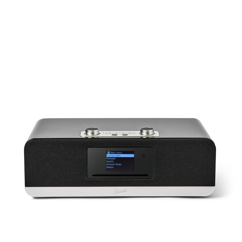 Roberts Stream 67L Bluetooth Sound System with CD Player and Internet DAB+ Radio - Black Open Box Clearance