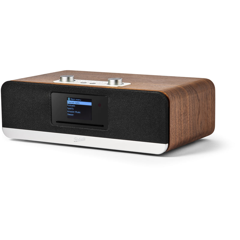 Roberts Stream 67L Bluetooth Sound System with CD Player and Internet DAB+ Radio - Walnut Walnut