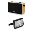 Roberts Stream 95i DAB+ Wireless Music System with DAB+FM Radio with BP3 Battery Pack Bundle