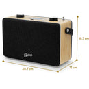 Roberts Stream 95i DAB+ Wireless Music System with DAB+FM Radio with BP3 Battery Pack Bundle