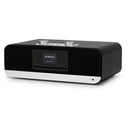 Roberts Stylus Luxe Direct Drive Turntable and Blutune 300L DAB+ BT CD USB Sound System Black HiFi Package