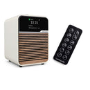 Ruark R1S DAB DAB+ FM Internet Bluetooth WiFi Smart Radio with Remote Bundle - Cream Cream