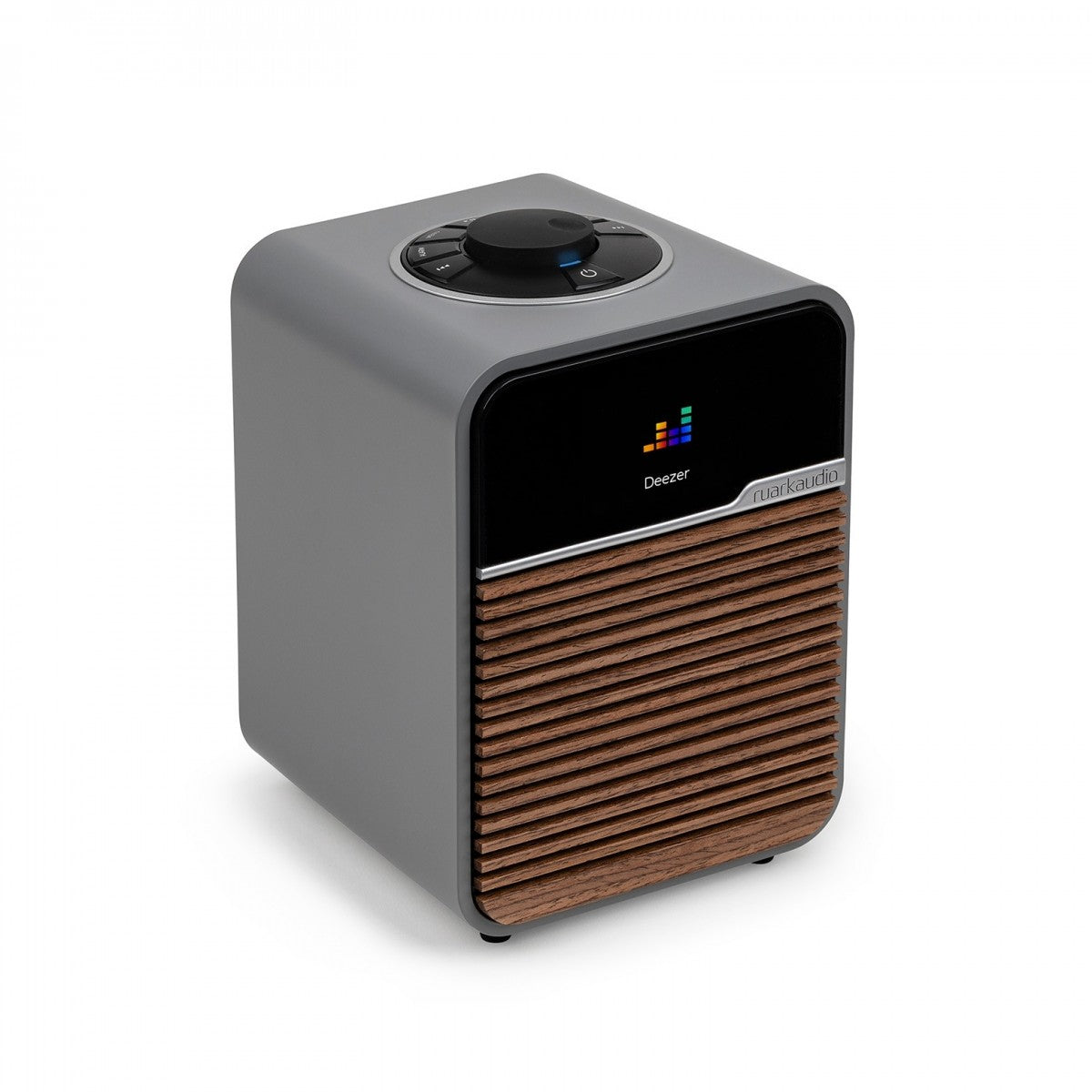 Ruark R1S DAB DAB+ FM Internet Bluetooth WiFi Smart Radio with Remote Bundle - Grey Grey