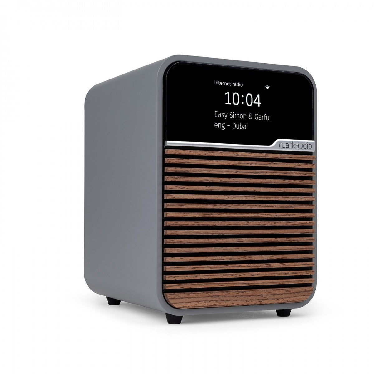 Ruark R1S DAB DAB+ FM Internet Bluetooth WiFi Smart Radio with Remote Bundle - Grey Grey