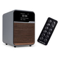 Ruark R1S DAB DAB+ FM Internet Bluetooth WiFi Smart Radio with Remote Bundle - Grey Grey
