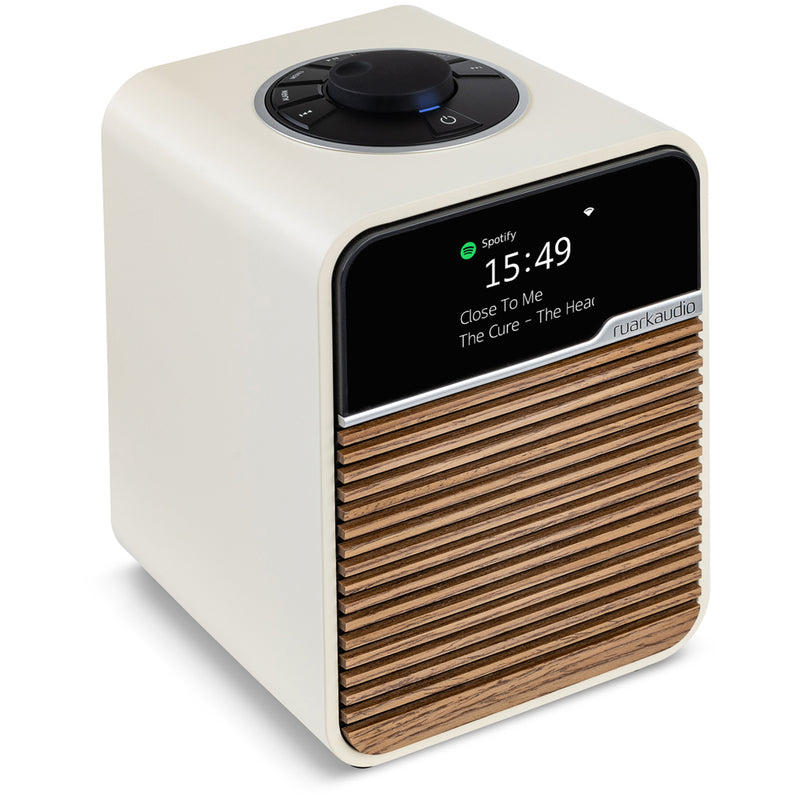 Ruark R1S Premium DAB DAB+ FM Bluetooth USB Digital Smart Radio Light Cream Cream