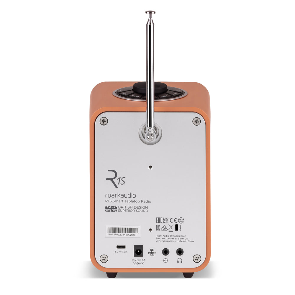 Ruark R1S Premium DAB DAB+ FM Bluetooth USB Digital Smart Radio Terracotta LIMITED EDITION