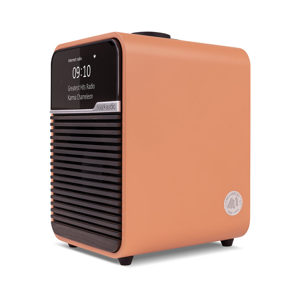 Ruark R1S DAB DAB+ FM Internet Bluetooth WiFi Smart Radio with Remote Bundle - Terracotta