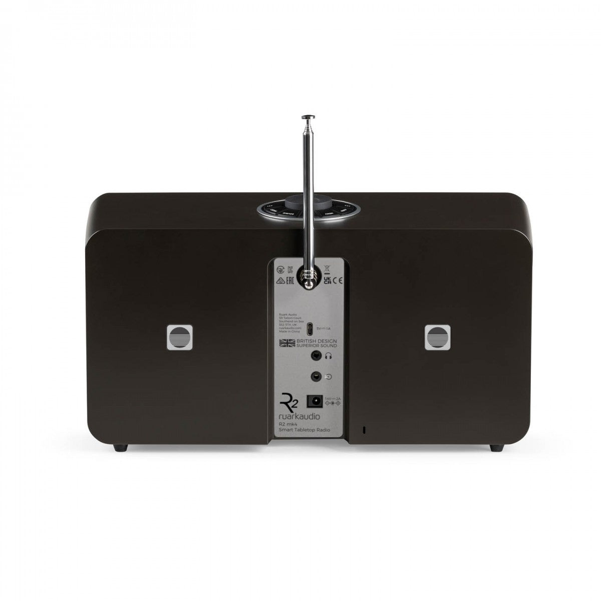 Ruark R2 Mk4 Smart Streaming Music System with Remote Bundle - Espresso Espresso