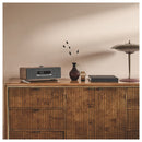 Ruark R3S Music System in Rich Walnut Veneer with Slate Grey Fabric Grille Rich Walnut