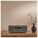 Ruark R3S Music System in Rich Walnut Veneer with Slate Grey Fabric Grille Rich Walnut
