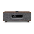 Ruark R3S Music System in Rich Walnut Veneer with Slate Grey Fabric Grille Rich Walnut