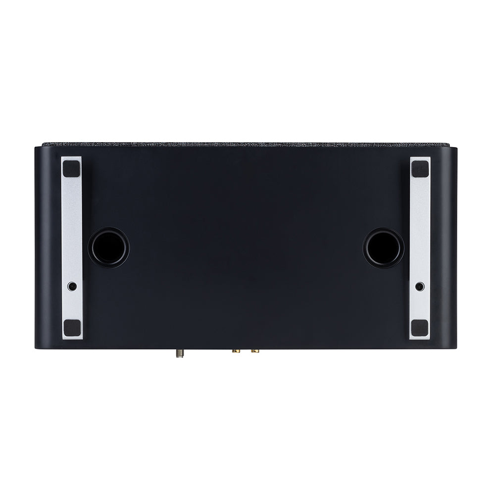 Ruark R3S Music System In Satin Charcoal Lacquer with Slate Grey Fabric Grille NEW Charcoal