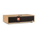 Ruark R410 Anniversary Edition Integrated Music System - White Oak Veneer Cabinet with Ebonised Grille & Ebony Veneer Inlay White Oak
