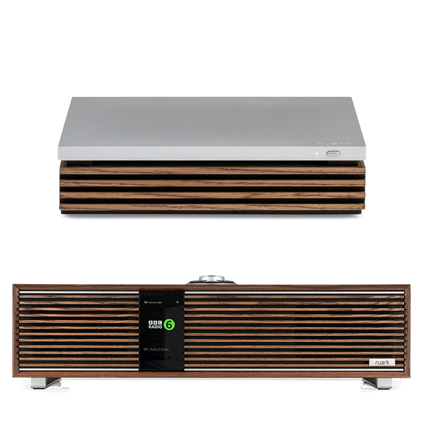 Ruark R410 Integrated Music System Fused Walnut with R-CD100 USB CD Player Package